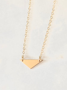 Triangle Gold Necklace