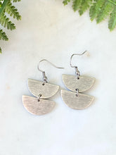 Load image into Gallery viewer, Double Half Moon Earrings