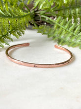 Load image into Gallery viewer, Thin Copper Cuff Bracelet