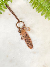 Load image into Gallery viewer, Keep Growing Feathered Necklace