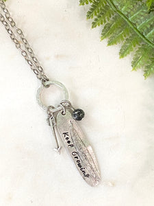 Keep Growing Feathered Necklace