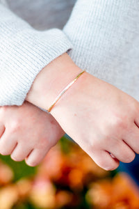 Thin Gold Cuff Bracelet