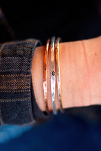 Load image into Gallery viewer, Thin Copper Cuff Bracelet