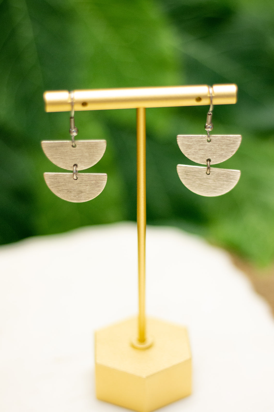 Double Half Moon Earrings