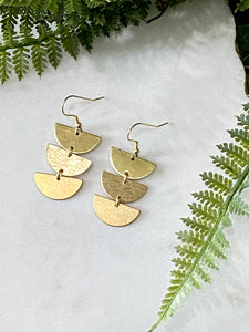 Triple Half Moon Earrings