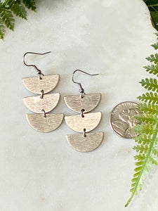 Triple Half Moon Earrings